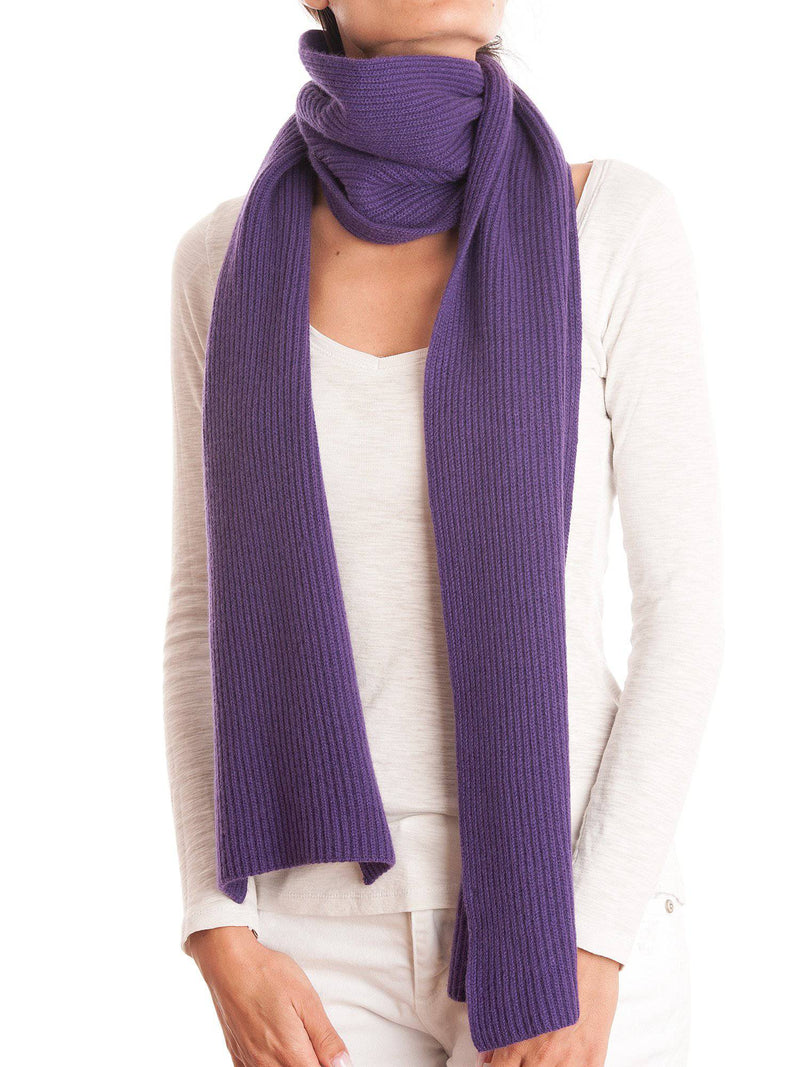 Fisherman's rib Scarf 100% Cashmere | Dalle Piane Cashmere
