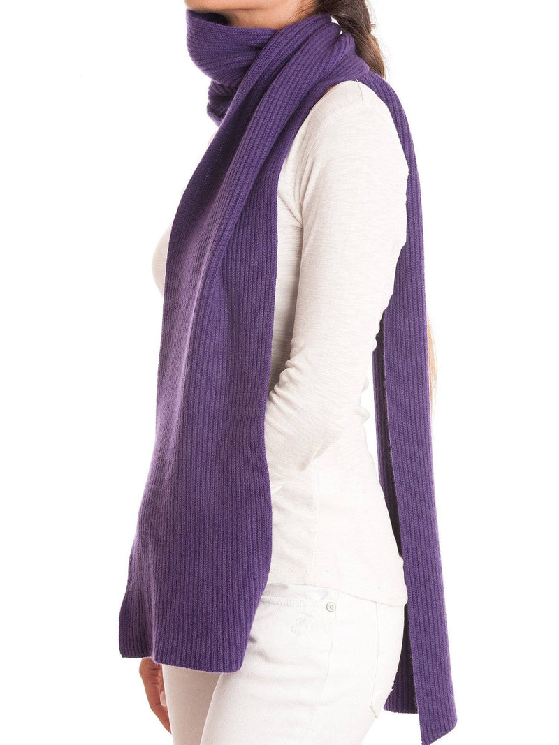 Fisherman's rib Scarf 100% Cashmere | Dalle Piane Cashmere