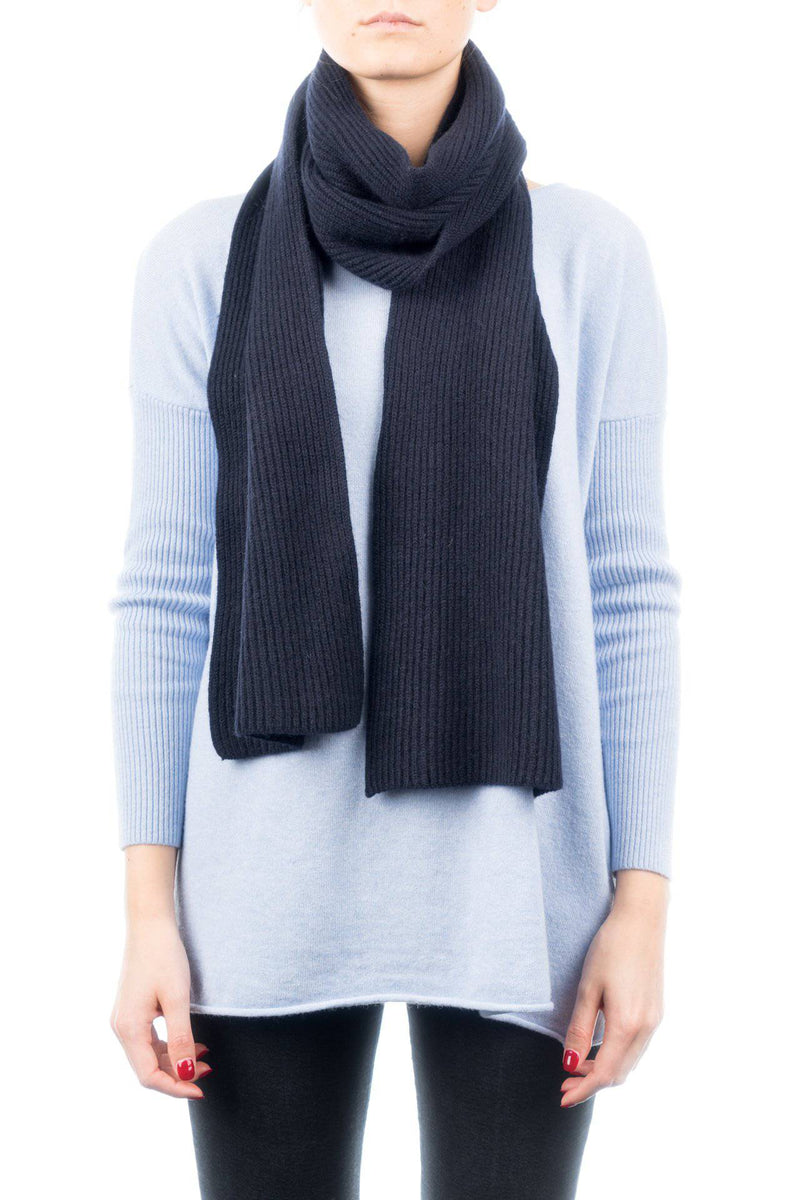 Fisherman's rib Scarf 100% Cashmere | Dalle Piane Cashmere