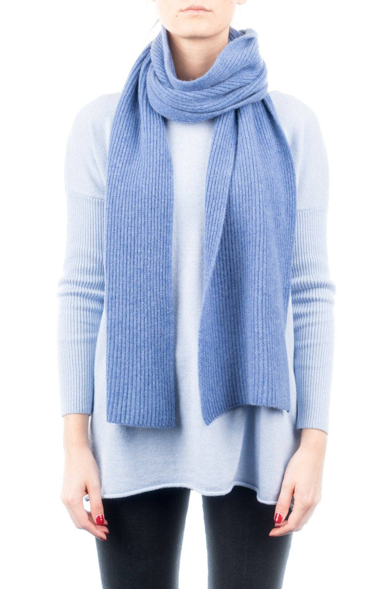 Fisherman's rib Scarf 100% Cashmere | Dalle Piane Cashmere