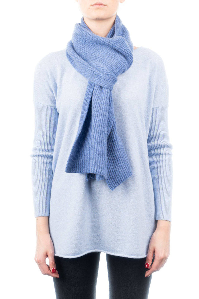 Fisherman's rib Scarf 100% Cashmere | Dalle Piane Cashmere