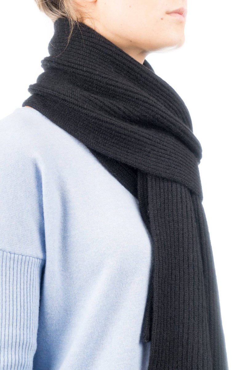 Fisherman's rib Scarf 100% Cashmere | Dalle Piane Cashmere