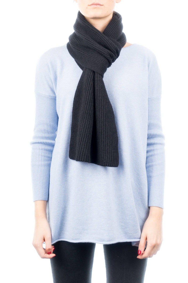 Fisherman's rib Scarf 100% Cashmere | Dalle Piane Cashmere