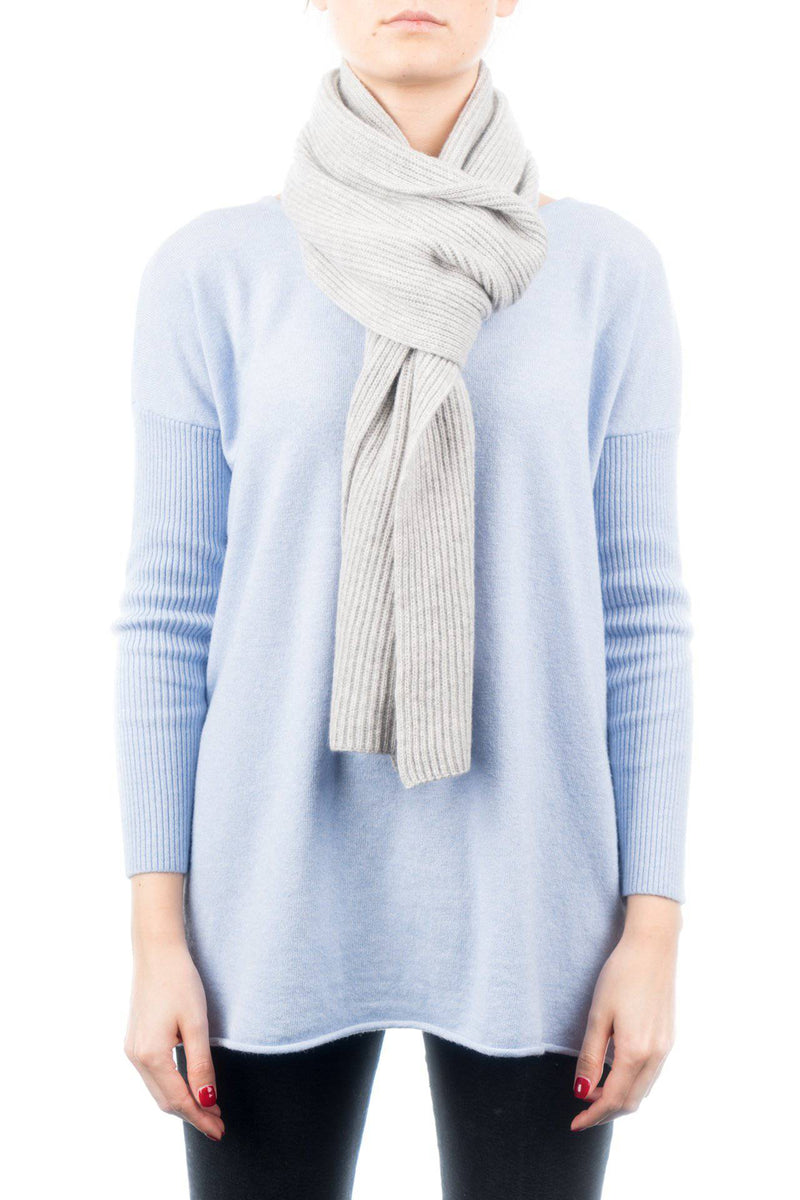 Fisherman's rib Scarf 100% Cashmere | Dalle Piane Cashmere