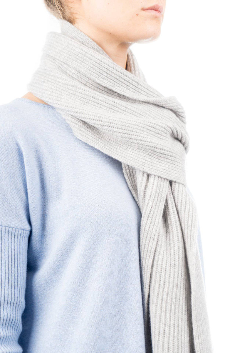 Fisherman's rib Scarf 100% Cashmere | Dalle Piane Cashmere