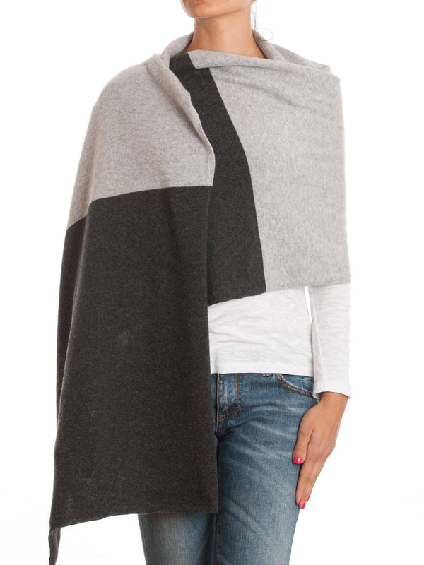 Bicolor Stole 100% Cashmere | Dalle Piane Cashmere