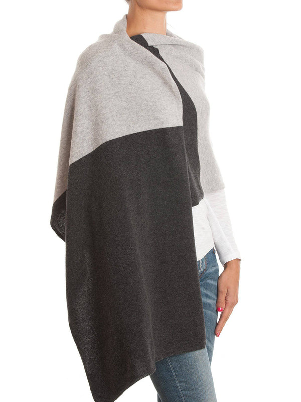 Bicolor Stole 100% Cashmere | Dalle Piane Cashmere