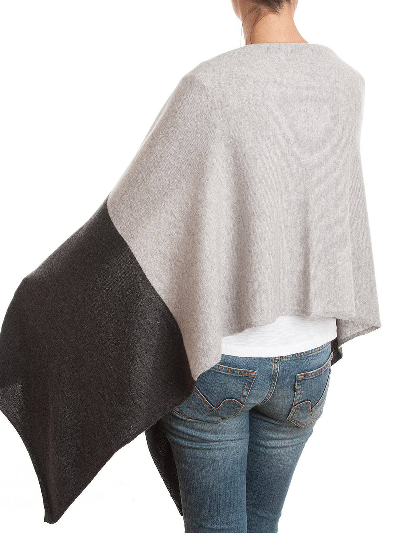 Bicolor Stole 100% Cashmere | Dalle Piane Cashmere