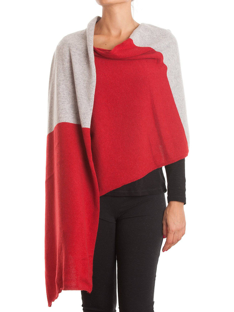 Bicolor Stole 100% Cashmere | Dalle Piane Cashmere