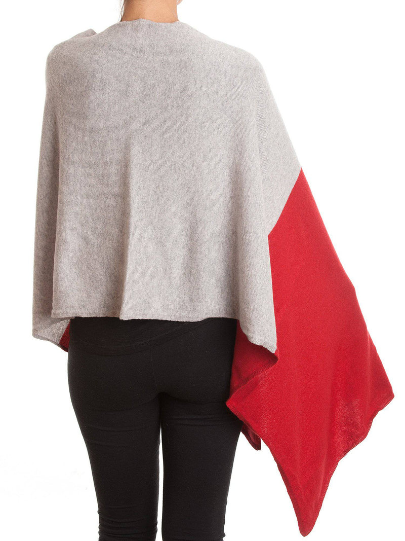 Bicolor Stole 100% Cashmere | Dalle Piane Cashmere