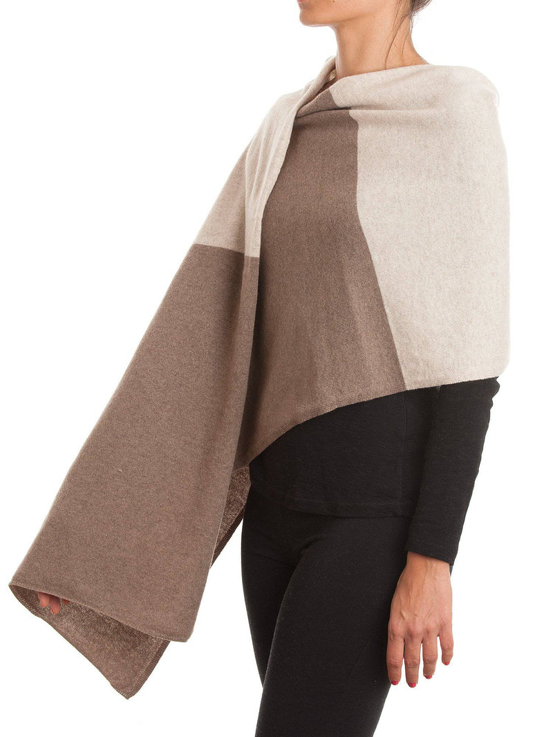 Bicolor Stole 100% Cashmere | Dalle Piane Cashmere