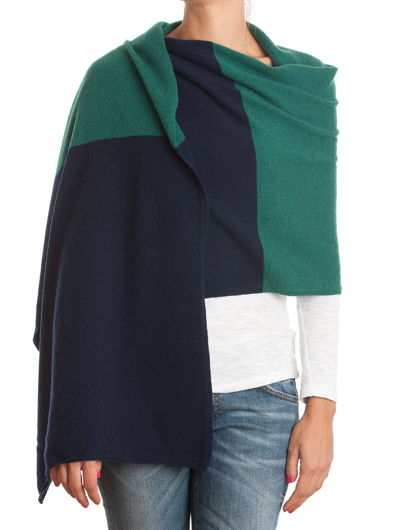 Bicolor Stole 100% Cashmere | Dalle Piane Cashmere