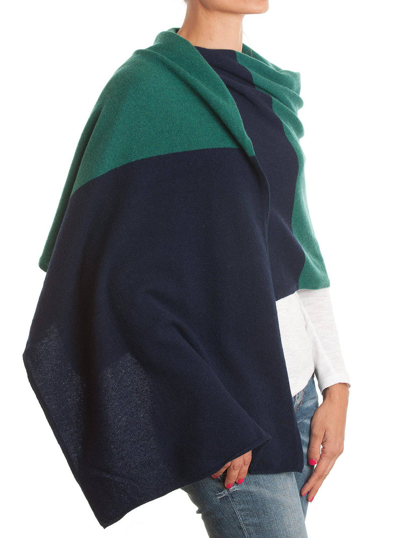 Bicolor Stole 100% Cashmere | Dalle Piane Cashmere