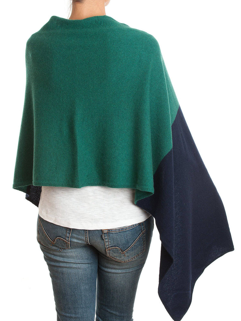 Bicolor Stole 100% Cashmere | Dalle Piane Cashmere