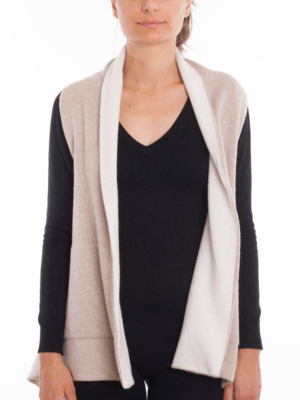 Cape Double Face Cashmere Blend | Dalle Piane Cashmere