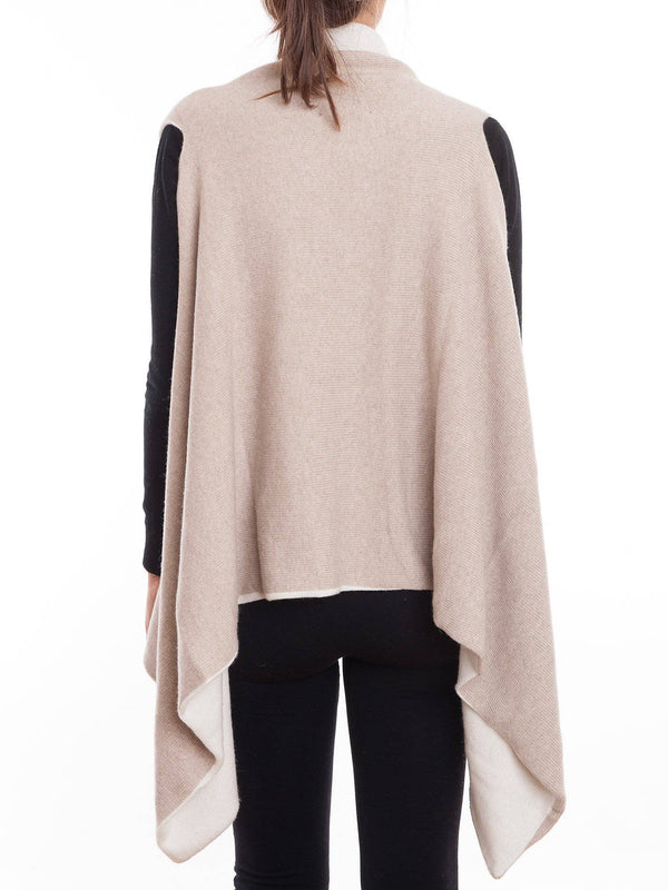 Cape Double Face Cashmere Blend | Dalle Piane Cashmere