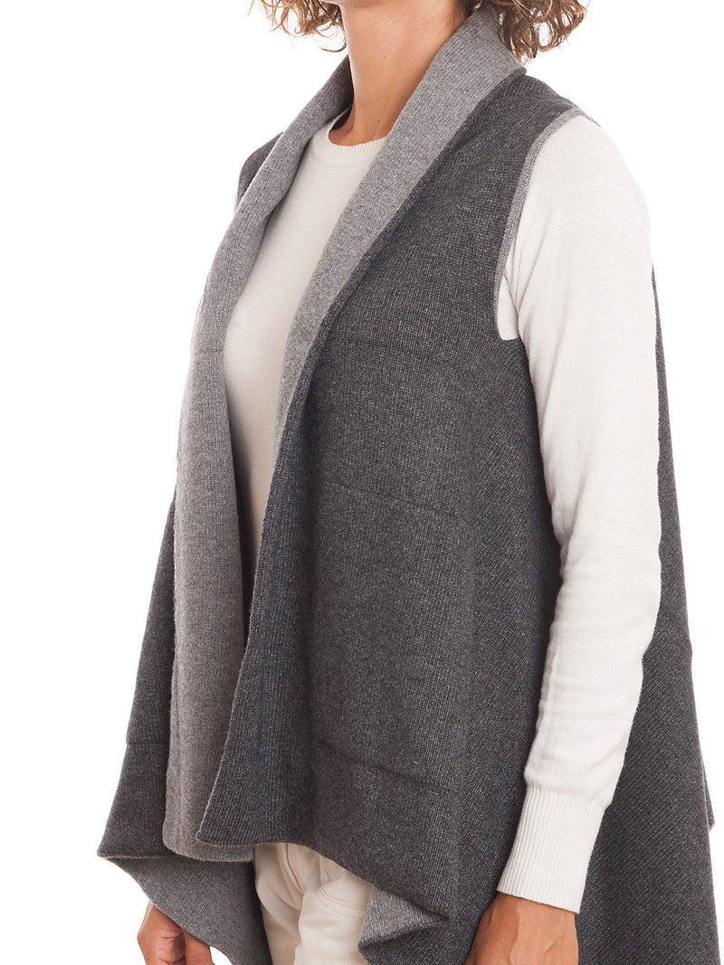 Cape Double Face Cashmere Blend | Dalle Piane Cashmere