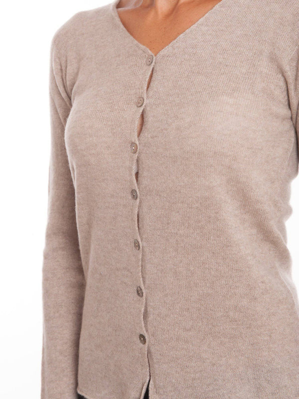 Cardigan With Buttons 100% Cashmere | Dalle Piane Cashmere