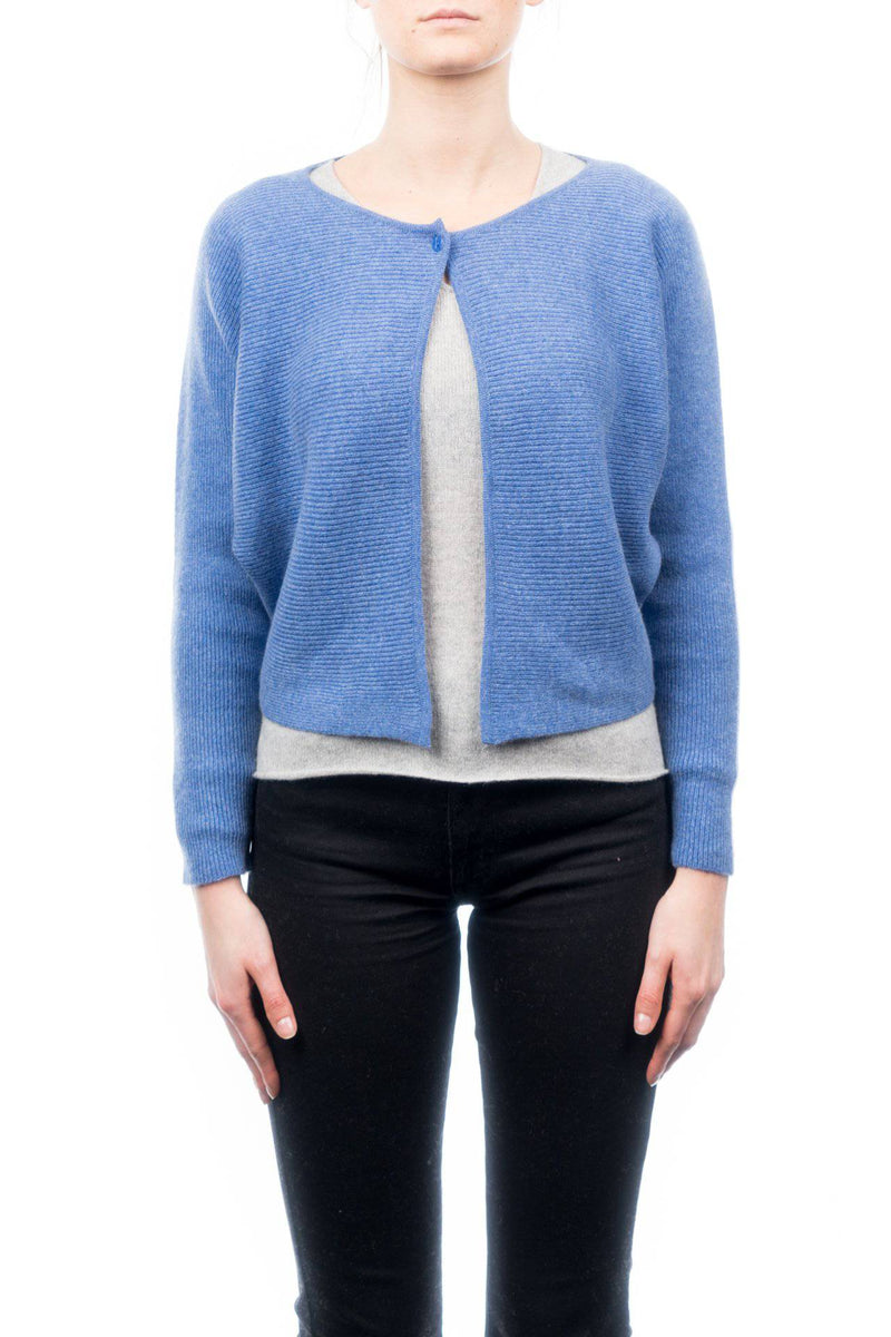 Cropped Cardigan 100% Cashmere | Dalle Piane Cashmere