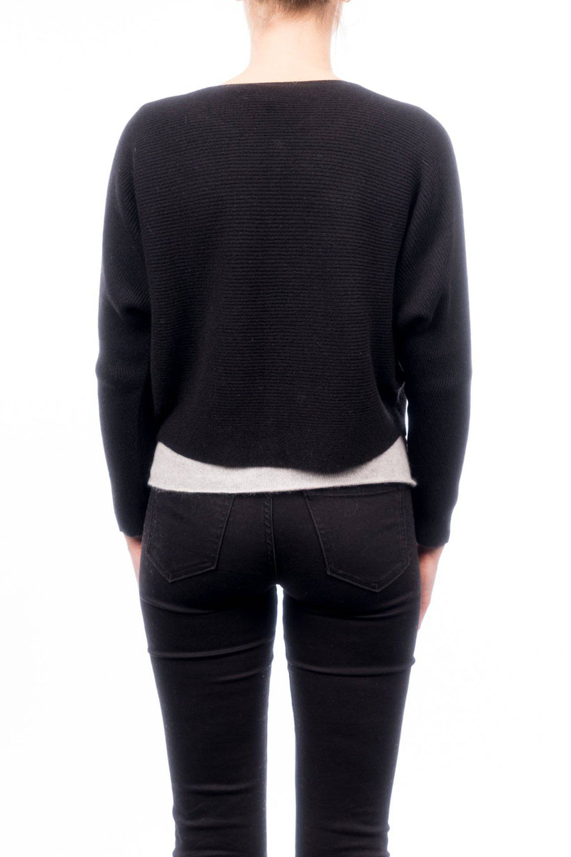 Cropped Cardigan 100% Cashmere | Dalle Piane Cashmere