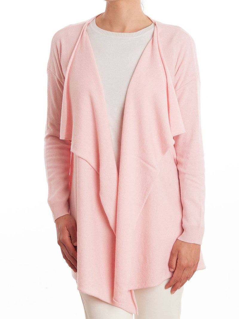 Blush waterfall cardigan outlet